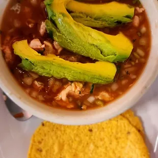 Shrimp Ceviche Tostada