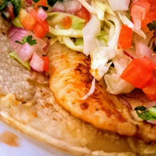 Griddled Fish Taco