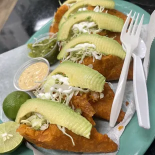 Empanadas de camarón preparadas