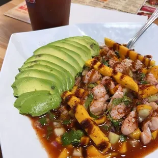Mango Tostada En Salsa Negra
