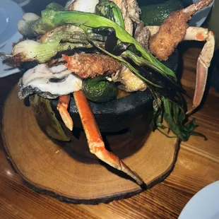 Molcajete de mariscos