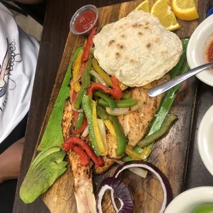 a plate of food on a table