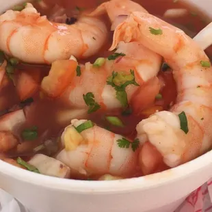 Shrimp and octopus cocktail was really good and fresh