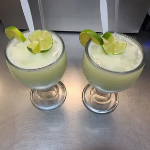 Limonadas are freshly made on the spot