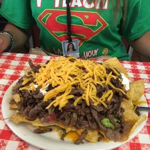 Nachos de fajita. It's fantastic!