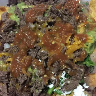 Nachos!!! Yes, I get the nachos at the seafood place.