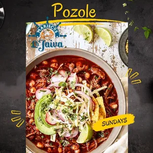 Rico Pozole Los sábados y los domingos