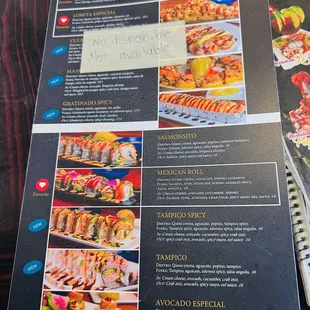 Mexican seafood rolls