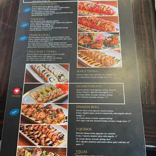 Mexican seafood rolls