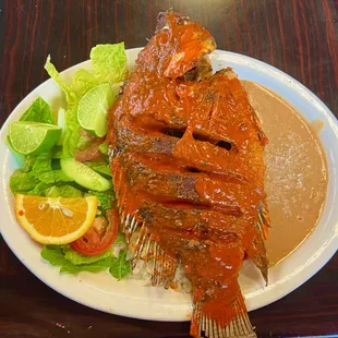 mojarra a la diablo