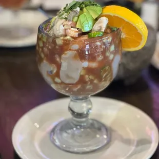 Coctel de Camaron con callo.