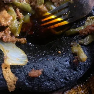 a close up of a plate of food