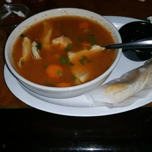 Caldo mixto (camaron y pescado)