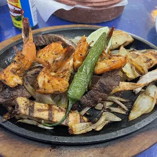 Trio fajitas