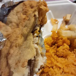 Very little fish with to much breading. Fish tasted too fishy.