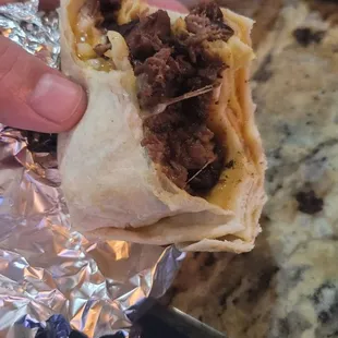 Fajita burrito