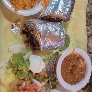 Burrito plate