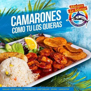 Camarones endiablados