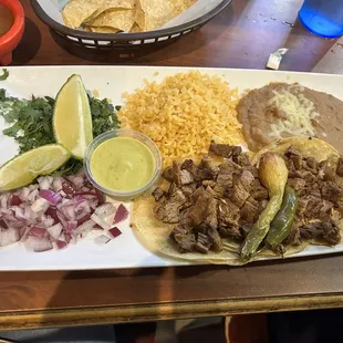 Cesar Plato De Tres Cesar's Tacos