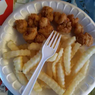 Kids breaded shrimp