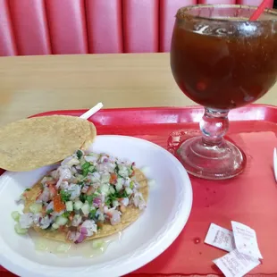 Michelada not bad.