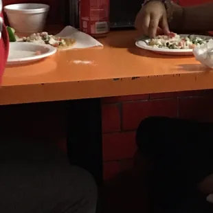 $3.50 for tostadas de ceviché