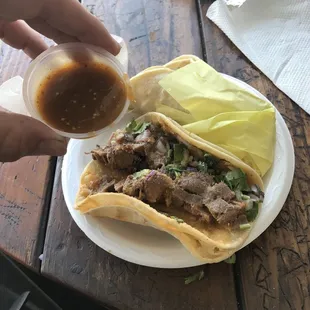 Taco de Lengua very Delicious