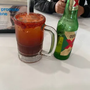 Michelada de tamarindo  delicioso
