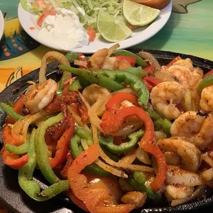 Shrimp Fajitas