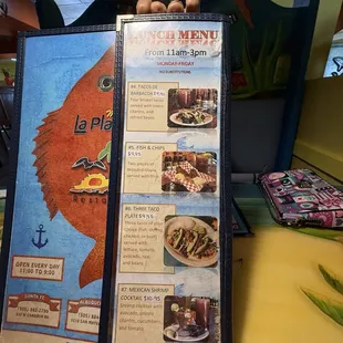 Lunch Menu