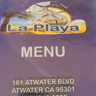 Menu cover...? Subject to change ?