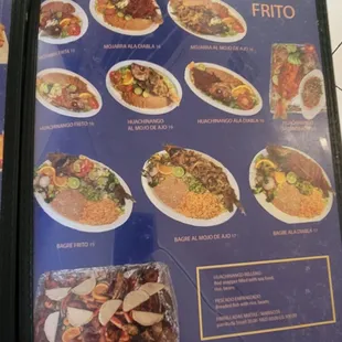 ramen and noodles, menu