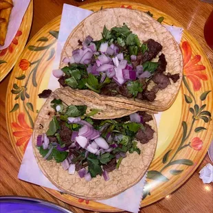 Steak tacos