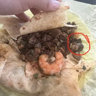 I found a hair in my burrito.