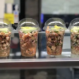Ceviche mixta y pescado
