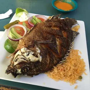 Mojara frita it's good