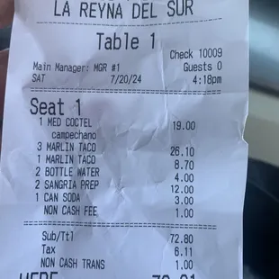 What a scam--we ordered 3 for $12-instead they pulled a bait &amp; switch charging 3 for $28, we requested water, they charged us for bottled!