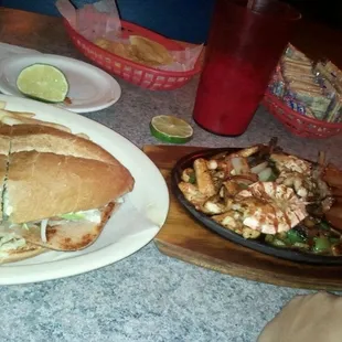 Torta and Fajitas