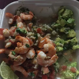 Tostadas de ceviche