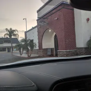 outside