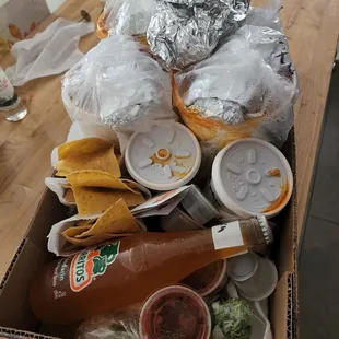 4th of July Menudo Breakfast... Uber Eats Style