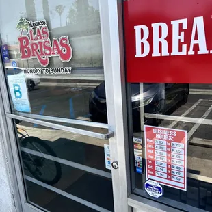 Open and Closing hours