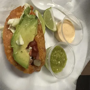 Shrimp empanada