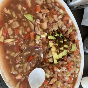 Ceviche de pescado. 20 bucks for this plate!