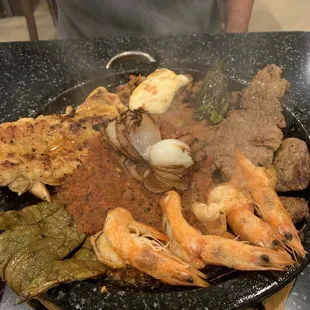 a plate of food