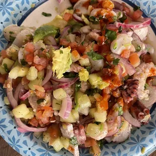 Delicious poca madre ceviche