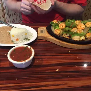 Shrimp Fajitas