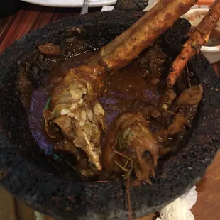 Seafood Molcajete