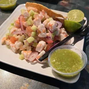 Shrimp Tostada