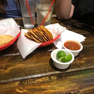 a table full of food